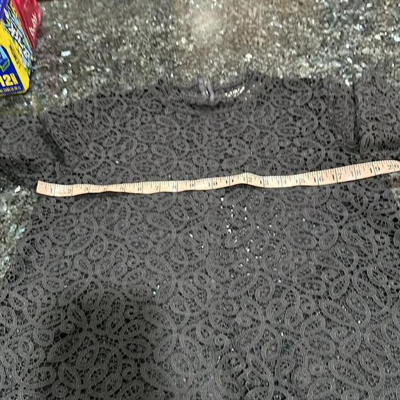 Loft lace ,sheer ,turtleneck women tops, - Picture 4 of 9